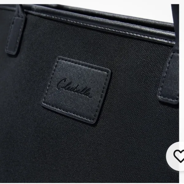 NWT Black Cleobella Canvas Tote Bag - Image 6