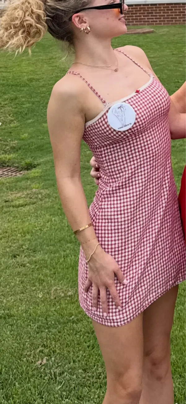 Aeropostale Gingham Mini Dress - Image 2