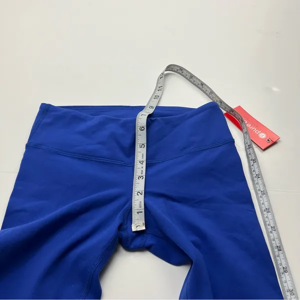 PURE BARRE Splits59 Womens Size‎ XS Leggings Blue Lycra Stretch Ribbed Leg NEW - Image 7