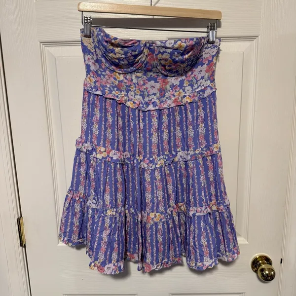 NWOT Altar’d State Strapless Mini Dress - Image 7