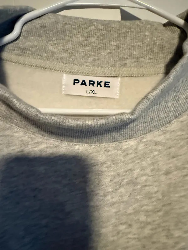Parke Grey White Mockneck In Size L/Xl Never Been Worn - Image 3