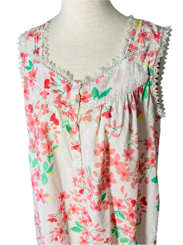 VINTAGE JASMINE ROSE Floral Nightgown - Image 3