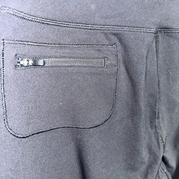 Lululemon Athletica Womens Size 6 Black Drawstring Cinchable Ankle Jogger Pants - Image 3