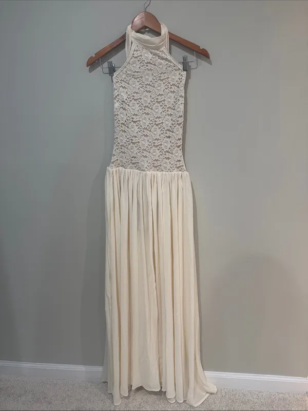 NWT Runaway the Label • judith maxi dress in cream sz XS - Image 7