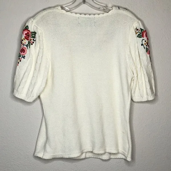 Vintage Herman Geist‎ Hand Embroidered Sweater - Image 3