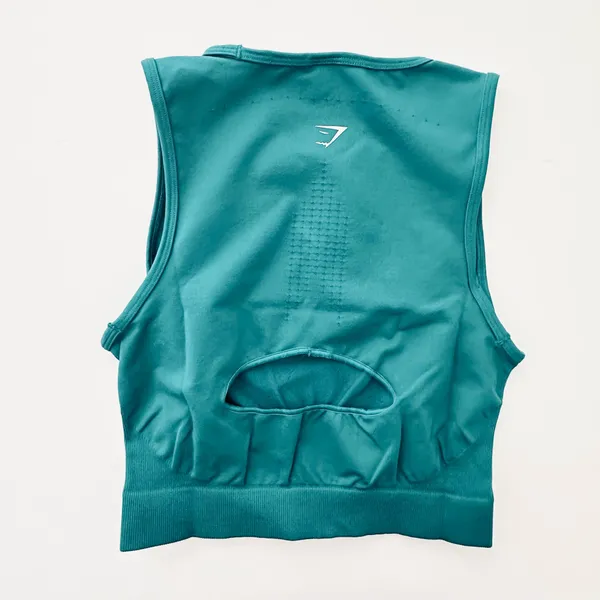Gymshark L/M Flex Shorts & Sweat Sculpt Seamless Midi Tank Set - Image 5
