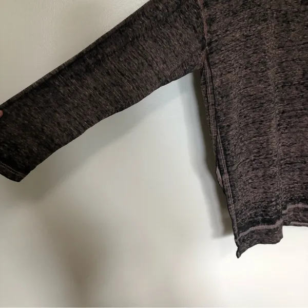 Free People Movement Long Sleeved Burnout Tee Shirt Side Split New Medium - Image 2