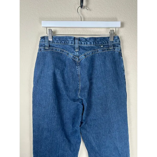 Vintage Rockies Jeans Women's Size 8 Long Dark Wash Denim Western Cowgirl - Image 11