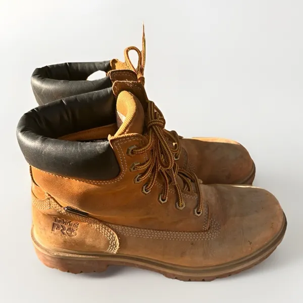 TIMBERLAND Pro 24/7 Direct Attach Steel Toe Boots Wmns 9‎ Wheat A1KJ8 Waterproof - Image 4