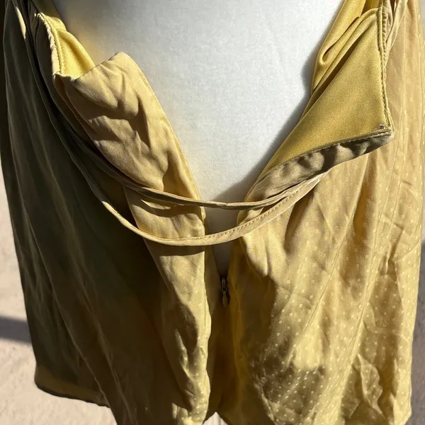 Anthropologie Fore Yellow V-Neck Dress - Image 9