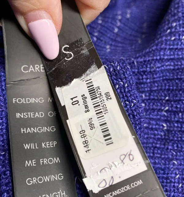 New Nic + Zoe Cardigan Size Small - Image 5