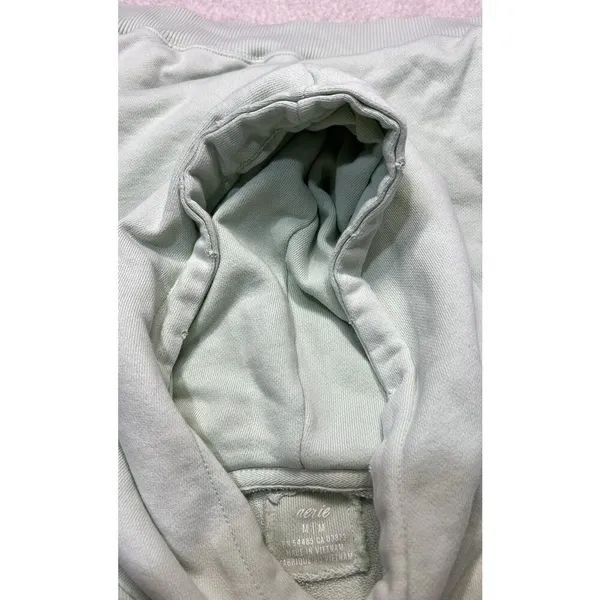 Aerie Light Green Oversized Hoodie Size Medium - Image 5