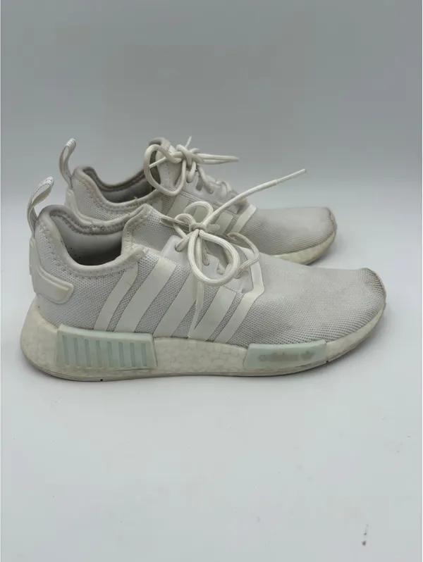 Adidas NMD R1 $120 White Sneakers woman’s size 6 Athletic Shoes Sporty - Image 2