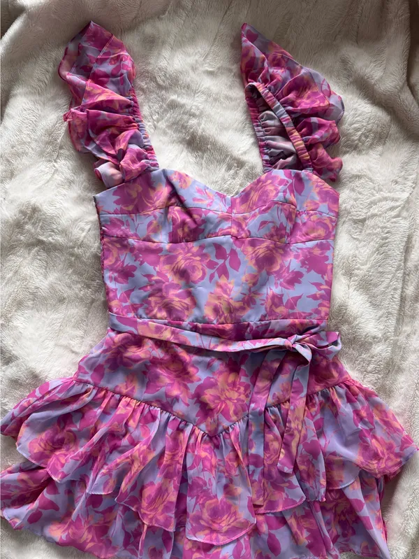 Amanda Uprichard MACKEY ROMPER IN MIDSUMMER - Image 3