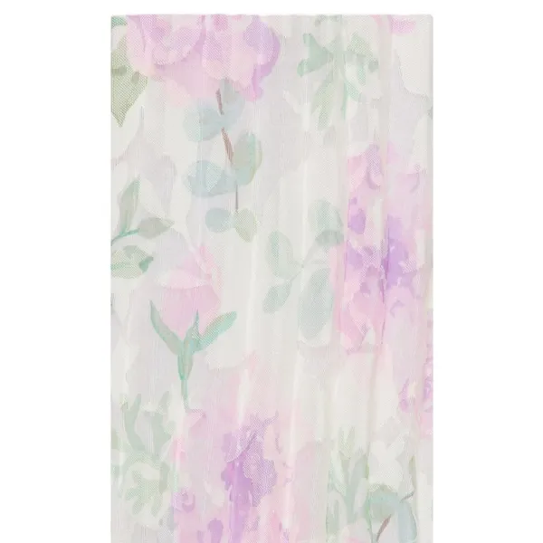 ASTR The Label- Emmi Dress in Purple Floral Mesh - Image 4