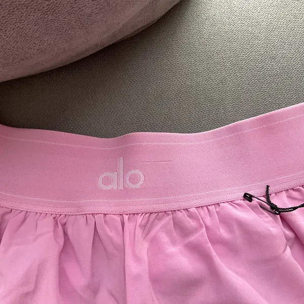 Alo Yoga Match Point Short Candy Heart Pink XXS - Image 3