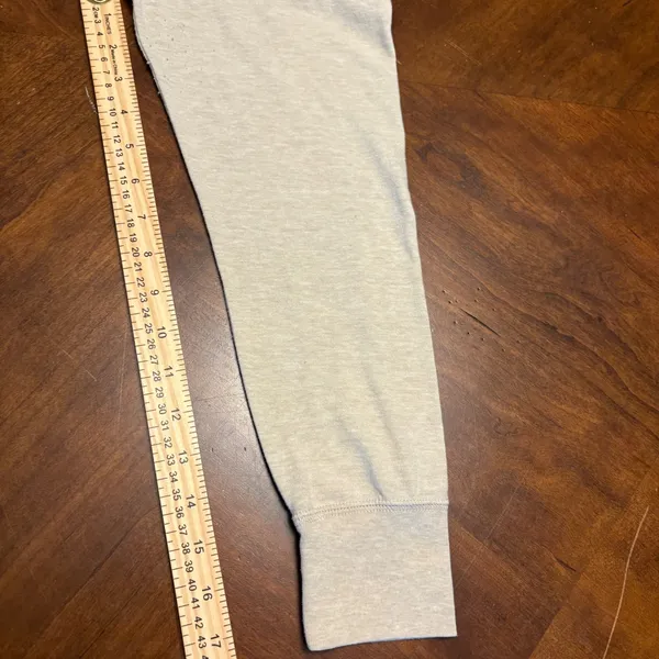 Nike Full Zip Hoodie Women XL Oatmeal Heathered Swoosh Raglan Sweatshirt - Image 8