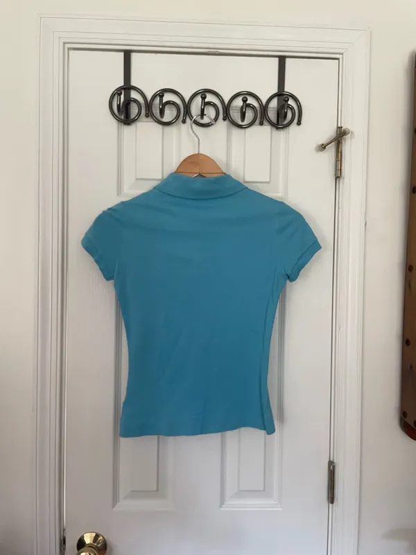 Y2K Lacoste Baby Blue Polo - Image 4