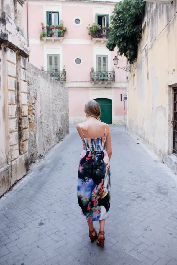 PRE OWNED Anthropologie x Corey Lynn Calter Watercolored Daybreak Midi Dress 0 - Image 6