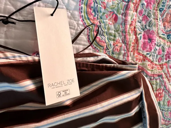 Brown striped button down maxi dress - Image 7
