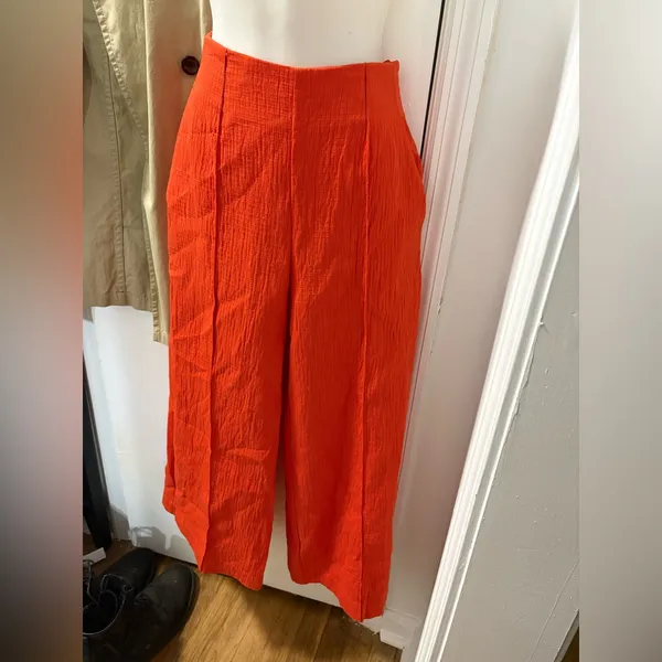 Anthropologie Maeve gauzy cotton gauchos - Image 6