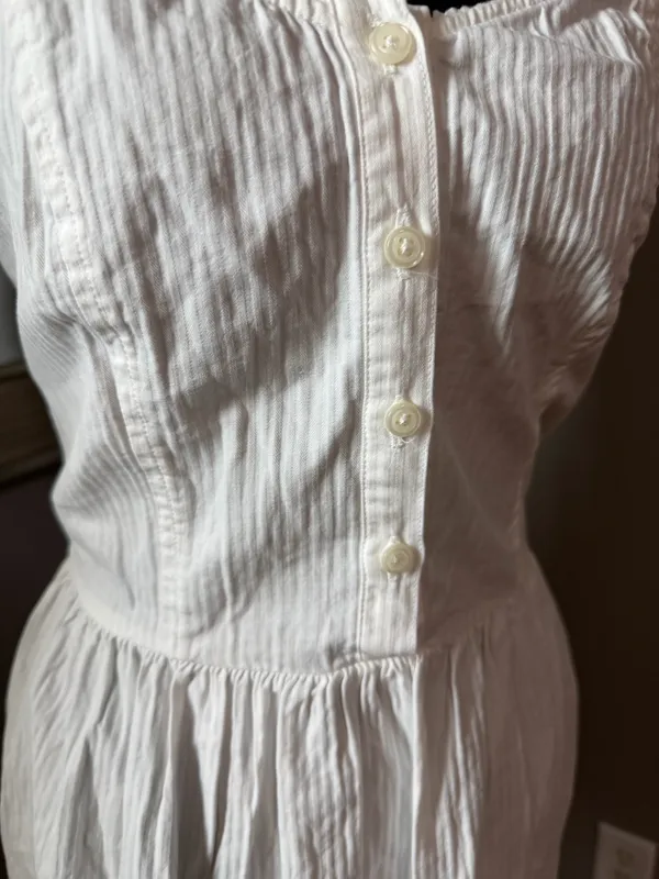 NWT Brandy Melville Tiana White Cotton Mini Dress One Size. - Image 4
