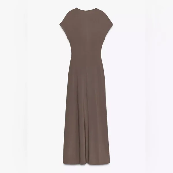 Nwt Zara Draped Dress With Hardware Size S - Image 8