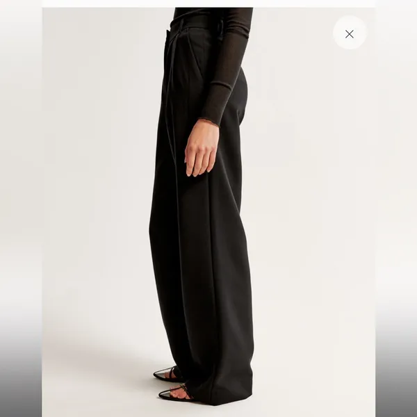 Abercrombie and fitch A&F Sloane Tailored Pant black - Image 3