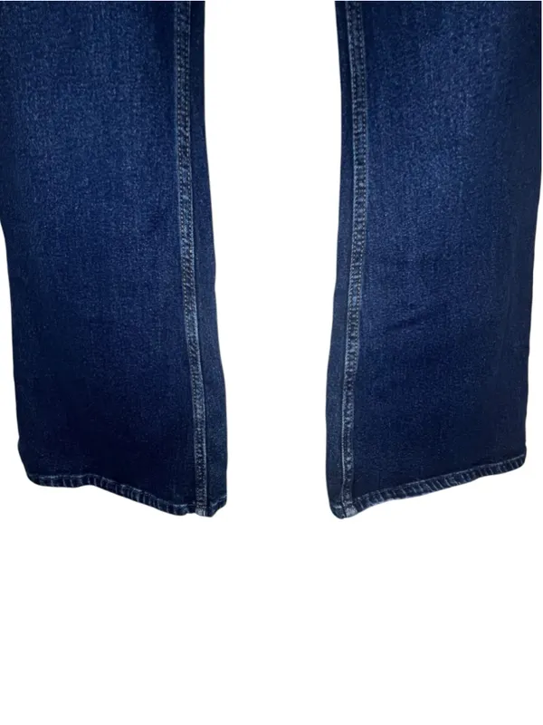 Abercrombie And Fitch Dark Wash Vintage Flare High Rise Denim Jeans - Image 3