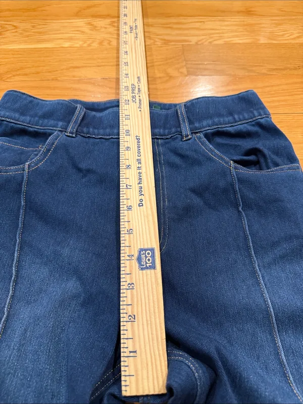 Halara flex mid rise skinny cropped jeans with pockets size medium. - Image 5