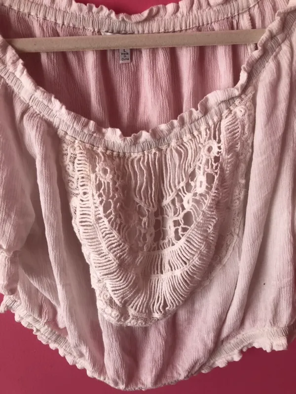 Crop Top White Size L - Image 4