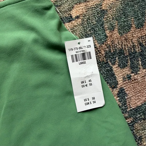 NWT Abercrombie & Fitch YPB StudioFLEX Mid Rise Mini Tennis Skirt Skort in Green - L - Image 6
