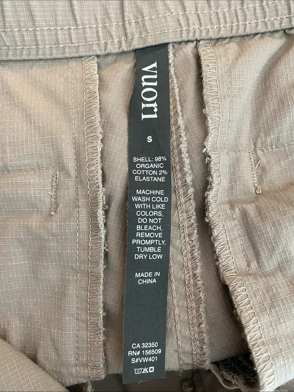 Vuori Ripstop Hiking Outdoor Athleisure Pants Pink Pale Terracota SMALL VW401 - Image 7
