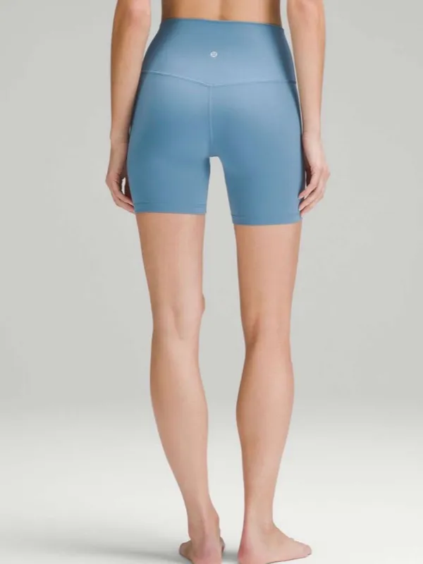 Lululemon Align High-Rise Short 6 Utility Blue Sz 2 - Image 2