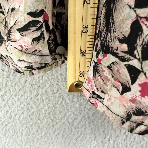 BCBgeneration Shift Dress Womens XXS Pink‎ Floral Long Sleeve Boho Whimsigoth - Image 6
