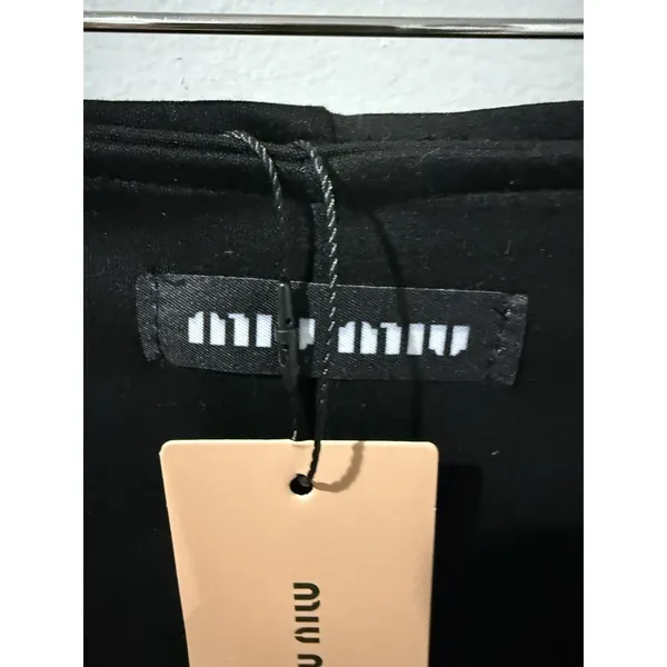 NEW Miu Miu‎ Back High Rise Shorts Sz S/M - Image 2