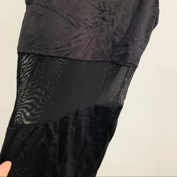 Ralph Lauren Black Mesh Mini Dress - Image 2