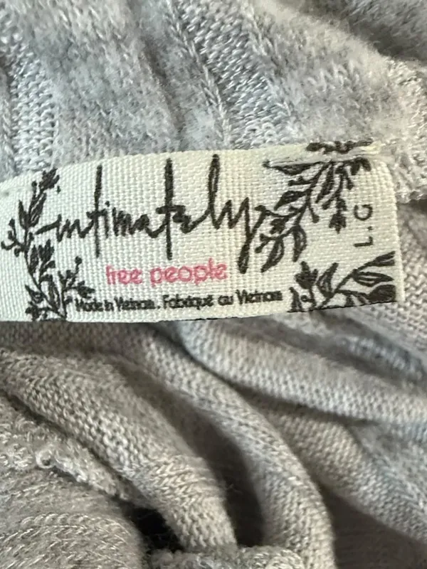 NWT Free People Babetown Gray Ribbed Mock Neck‎ Sleeveless Tank Sz L - Image 7
