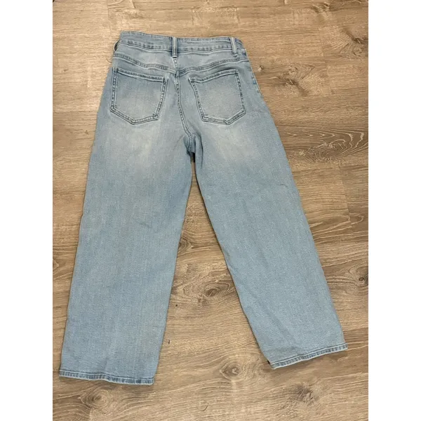 Quince‎ Women's Bella Stretch Wide Leg Jeans Frosted Blue Size 29 X 25 - Image 2