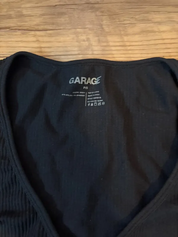 long sleeve black garage shirt - Image 4