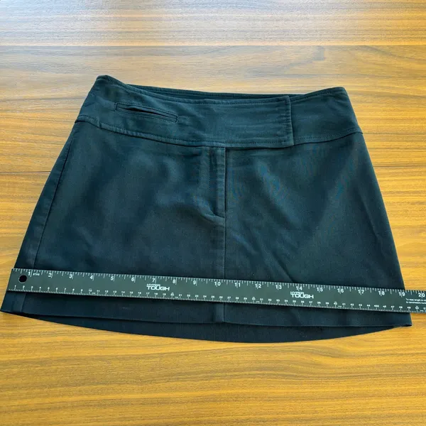 Vintage 90s Charlotte Russe Y2K Mini Skirt Large Office Siren Low Rise Boho Glam - Image 11