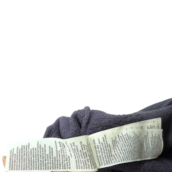 PANGAIA Purple Organic Cotton‎ Mock Neck Oversized Sweatshirt Size Small - Image 10