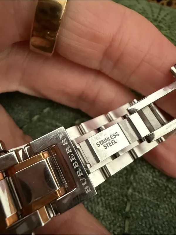 Burberry BU9105 Two-Tone Rose Gold Stainless Steel Ladies Watch - Image 5