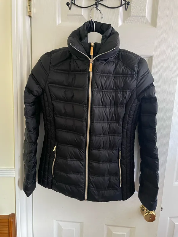 Michael KORS Black Quilted Puffer Jacket - Lightweight Women's Coat (XS) - Image 3