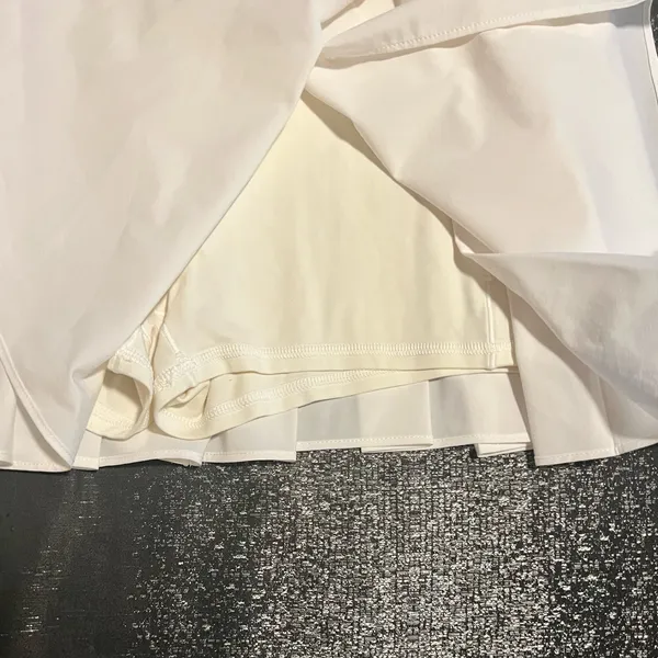 Womens large Offline by Aerie Cream Pleated Mini Tennis/Athletic Skort - Image 5