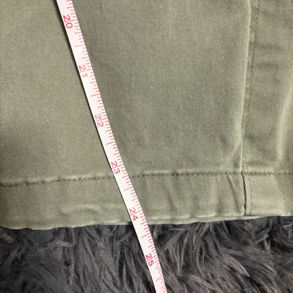 Hollister high-rise Olive Utility cropped green hiking y2k pockets Pants size 30 - Image 12
