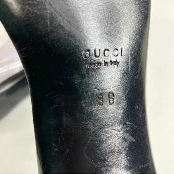 Gucci Thin Strap Heeled‎ Sandals Size 8B - Image 11