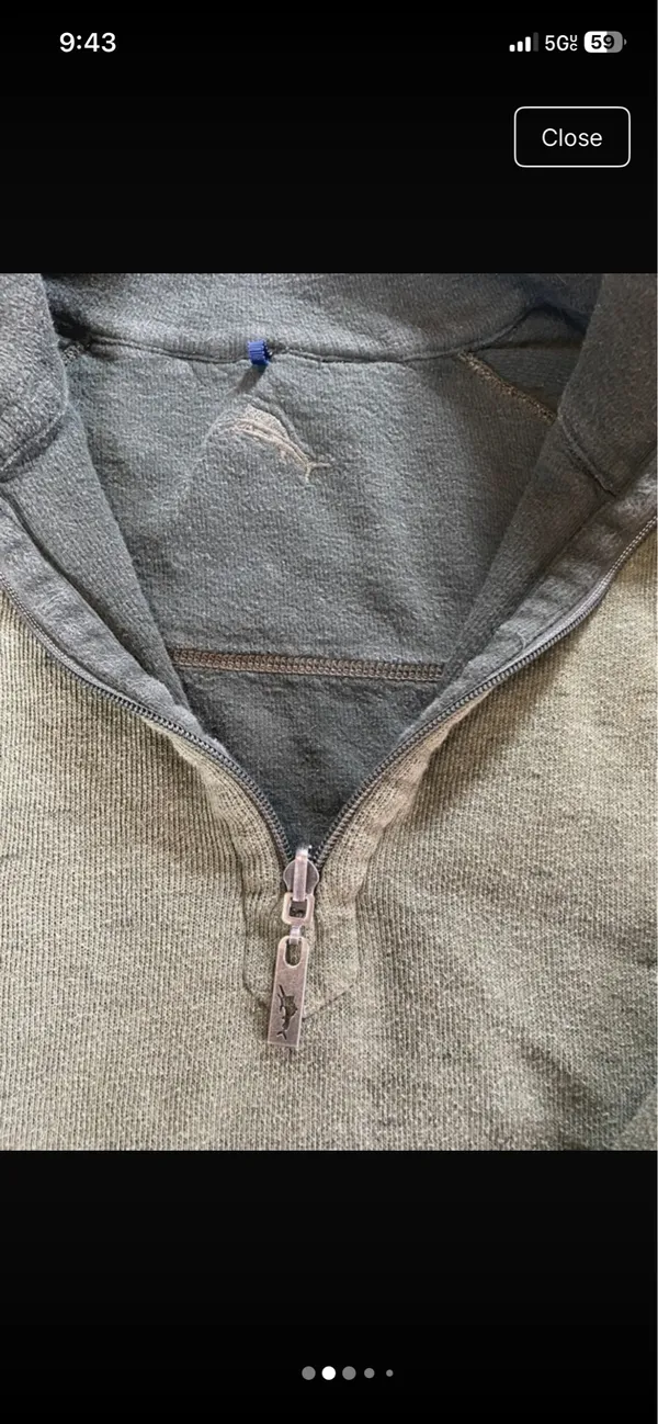 Tommy Bahama Quarter-Zip Pullover XL - Image 2