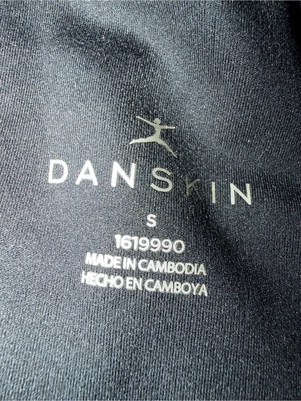 Danskin Women’s S Black High Waisted Soft Stretch Leggings 24” Inseam - Image 3