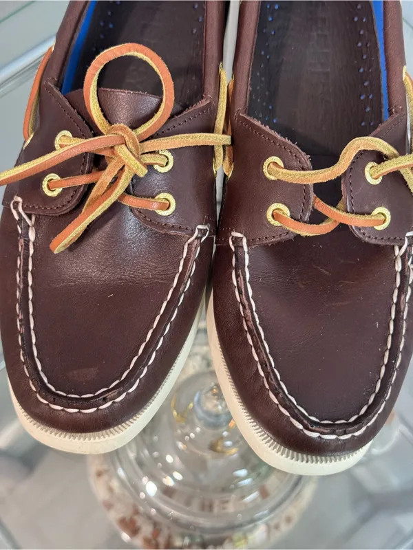 SPERRY Top Sider Women Brown Deck Crew Casual Water Shoes Shoe 9195017 7.5M - Image 8